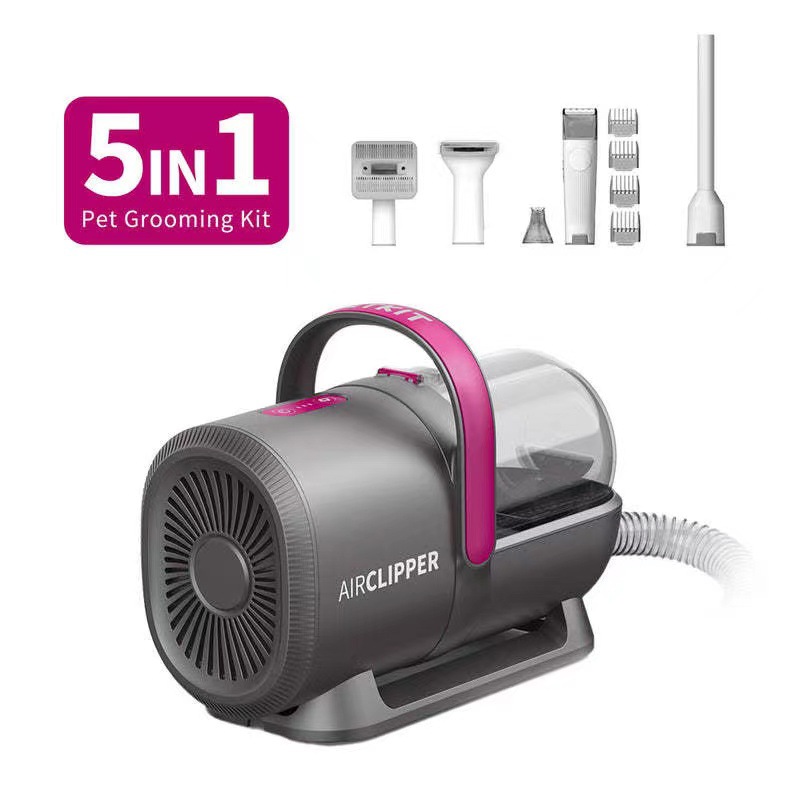 Pet Grooming Vacuum Suction Kit 5 In 1 - PETKIT Airclipper Kit aspirapolvere per toelettatura
