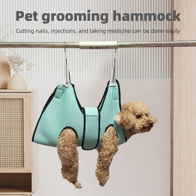 Pet Grooming Hammock Sling Restraint - Amaca per Toelettatura Gatti e Cani,