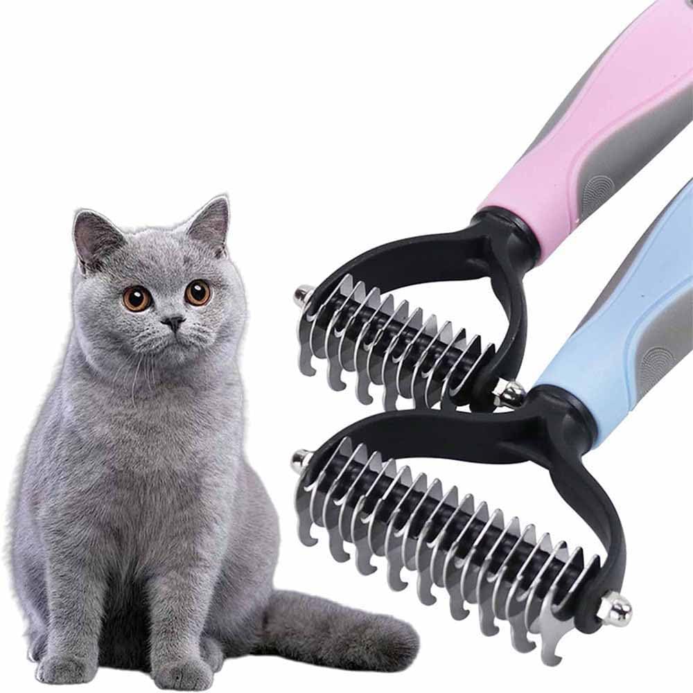 Undercoat Rake Dematting Tool Dog Shedding - Spazzola per toelettatura animali domestici: pettine