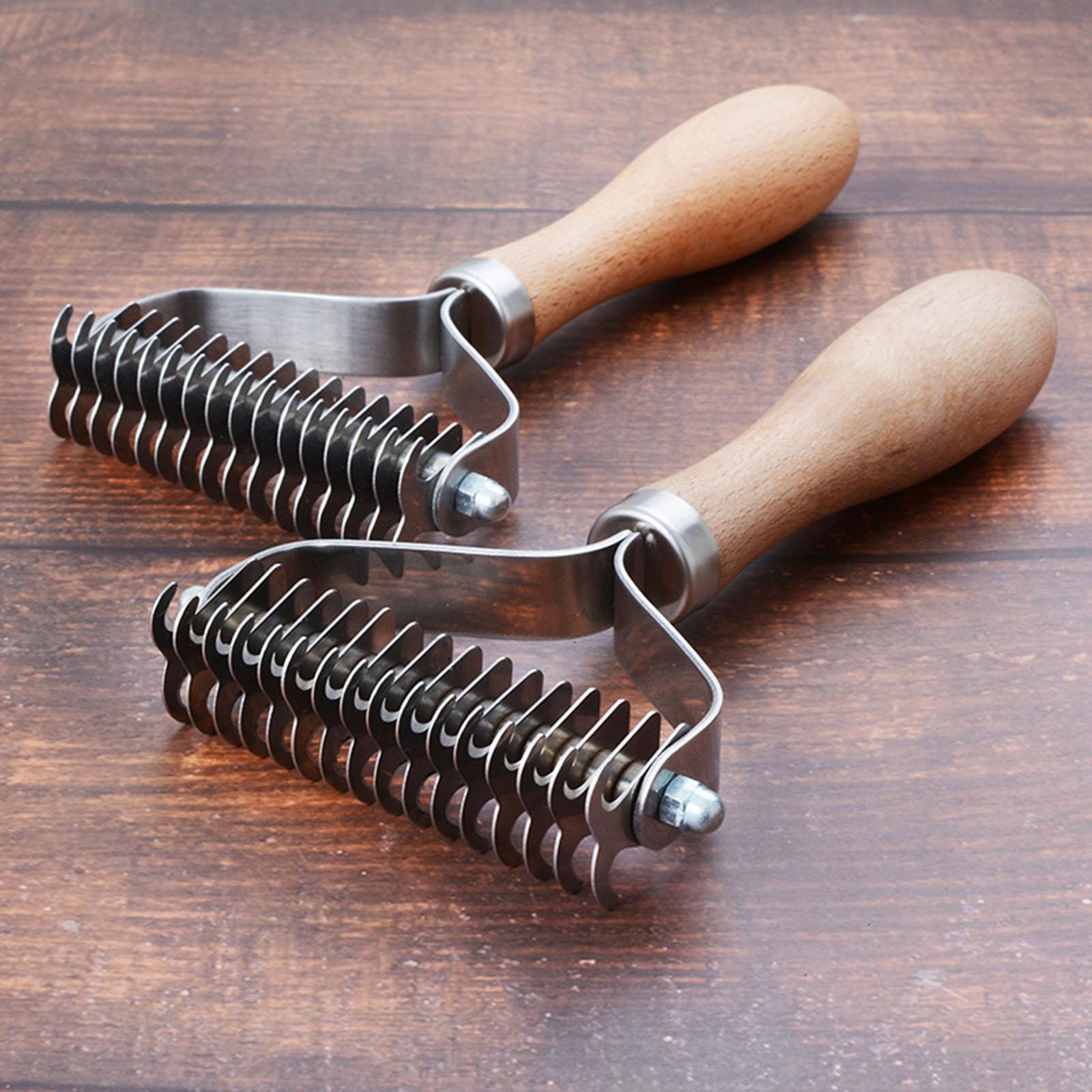 Pettine a Doppia Faccia con Ma - Undercoat Rake Dematting Tool Dog Shedding recensione e prezzo
