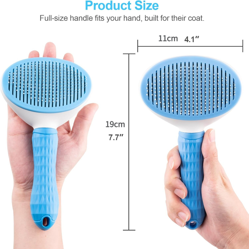 Spazzola Autopulente per Cani, - Slicker Brush Self Cleaning Pet Grooming recensione e prezzo