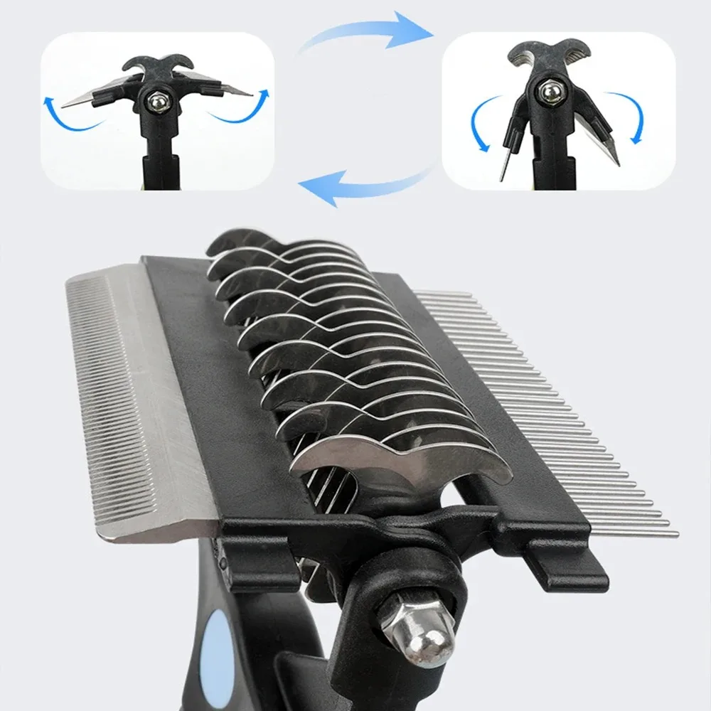 Spazzola 3 in 1 per la Rimozio - Undercoat Rake Dematting Tool Dog Shedding recensione e prezzo