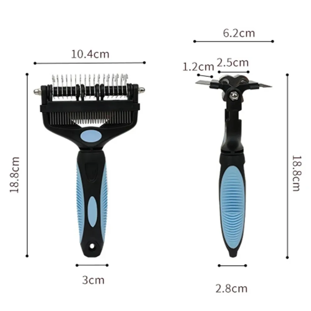 Spazzola 3 in 1 per la Rimozio - Undercoat Rake Dematting Tool Dog Shedding recensione e prezzo