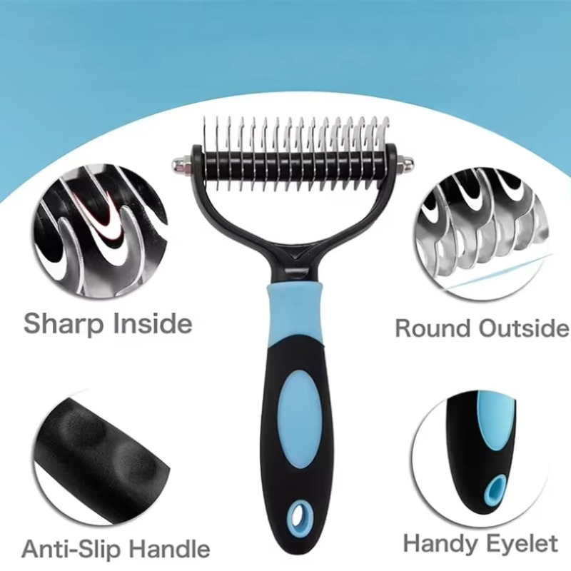 Spazzola professionale per la  - Undercoat Rake Dematting Tool Dog Shedding recensione e prezzo