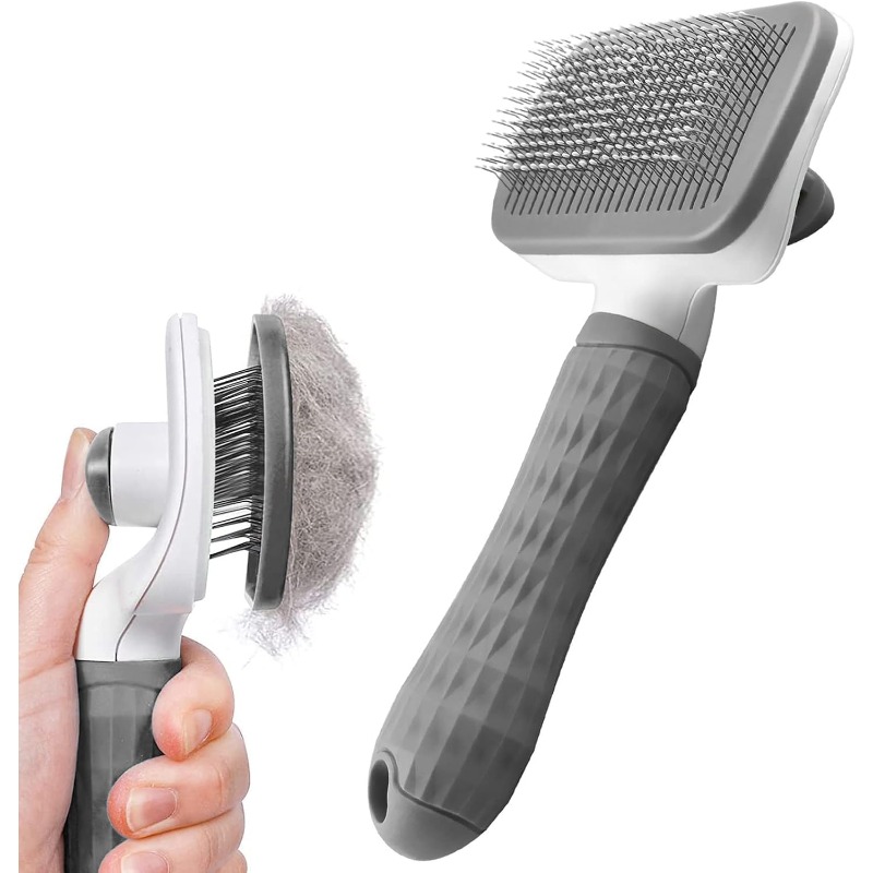 Spazzola autopulente per la ri - Slicker Brush Self Cleaning Pet Grooming recensione e prezzo