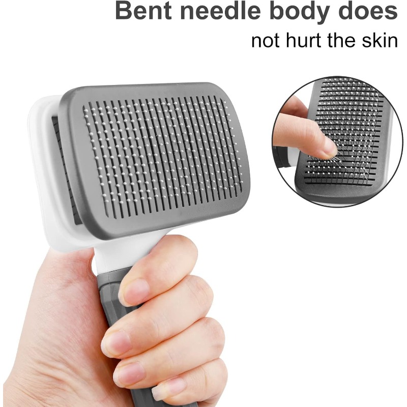 Spazzola autopulente per la ri - Slicker Brush Self Cleaning Pet Grooming recensione e prezzo