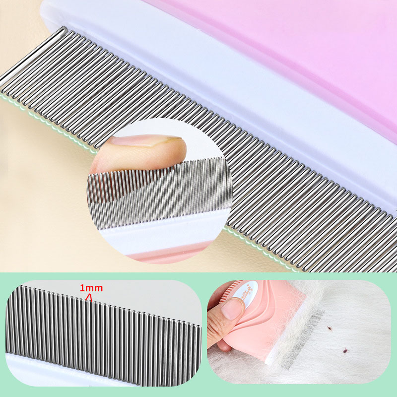 Pettine Antipulci per Animali  - Flea Comb Fine Tooth Pet Tear Stain recensione e prezzo