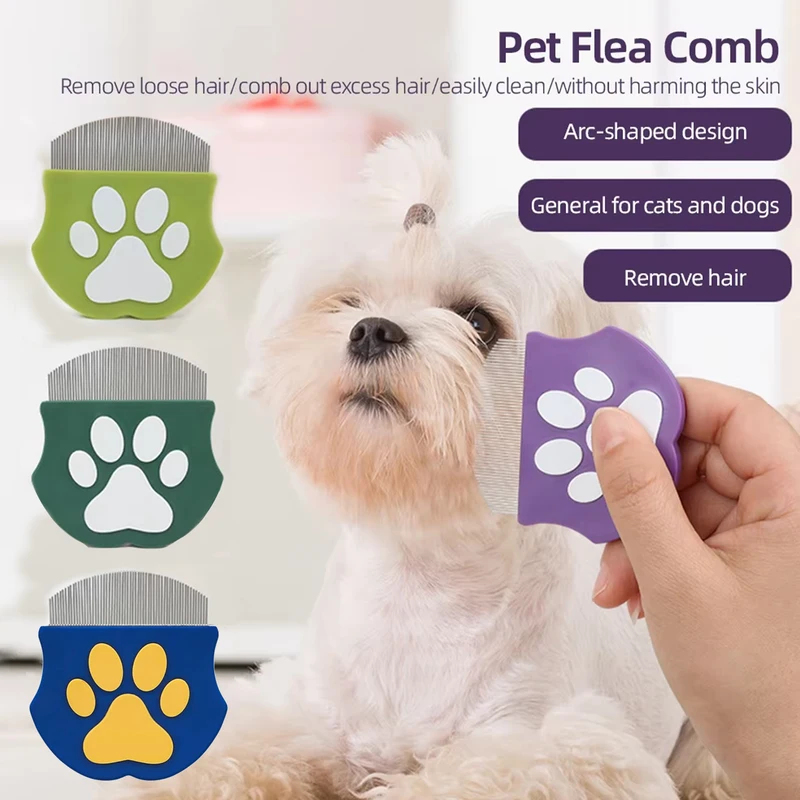 Pettine Antipulci per Cani e G - Flea Comb Fine Tooth Pet Tear Stain recensione e prezzo