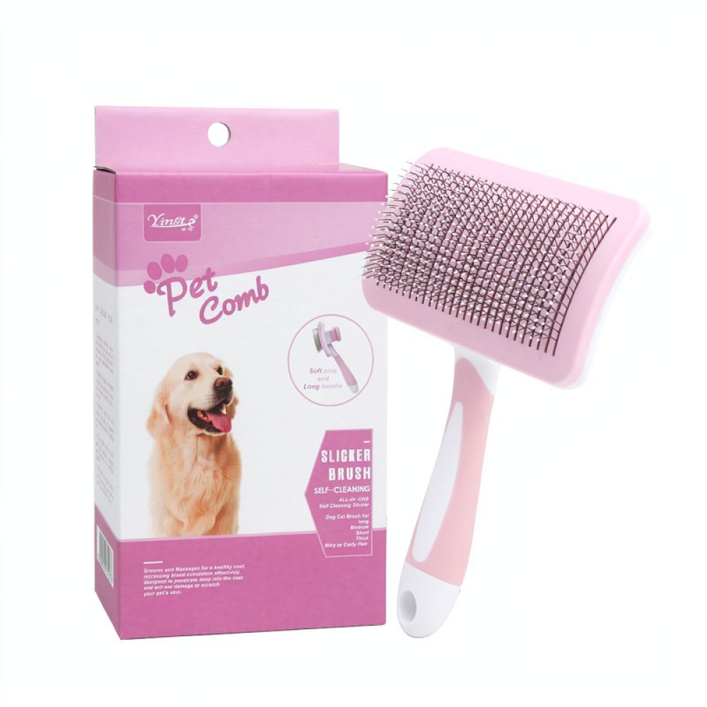 Strumento per la toelettatura  - Slicker Brush Self Cleaning Pet Grooming recensione e prezzo