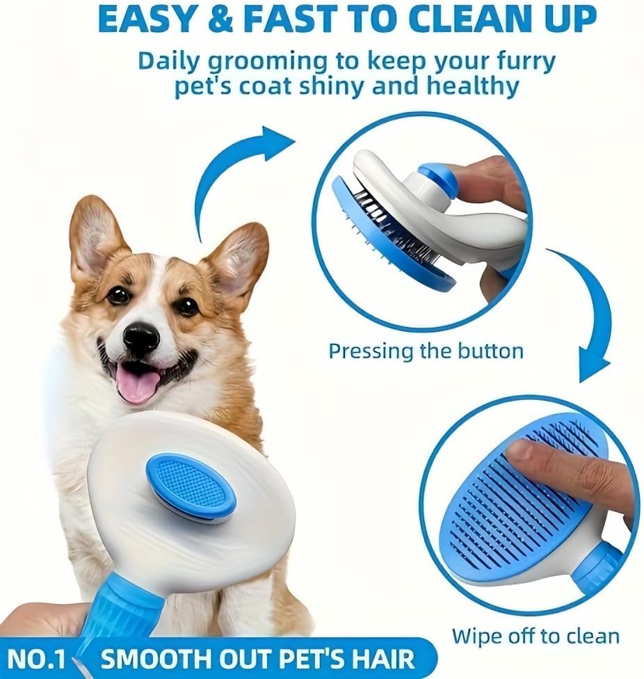 Spazzola Autopulente per Anima - Slicker Brush Self Cleaning Pet Grooming recensione e prezzo
