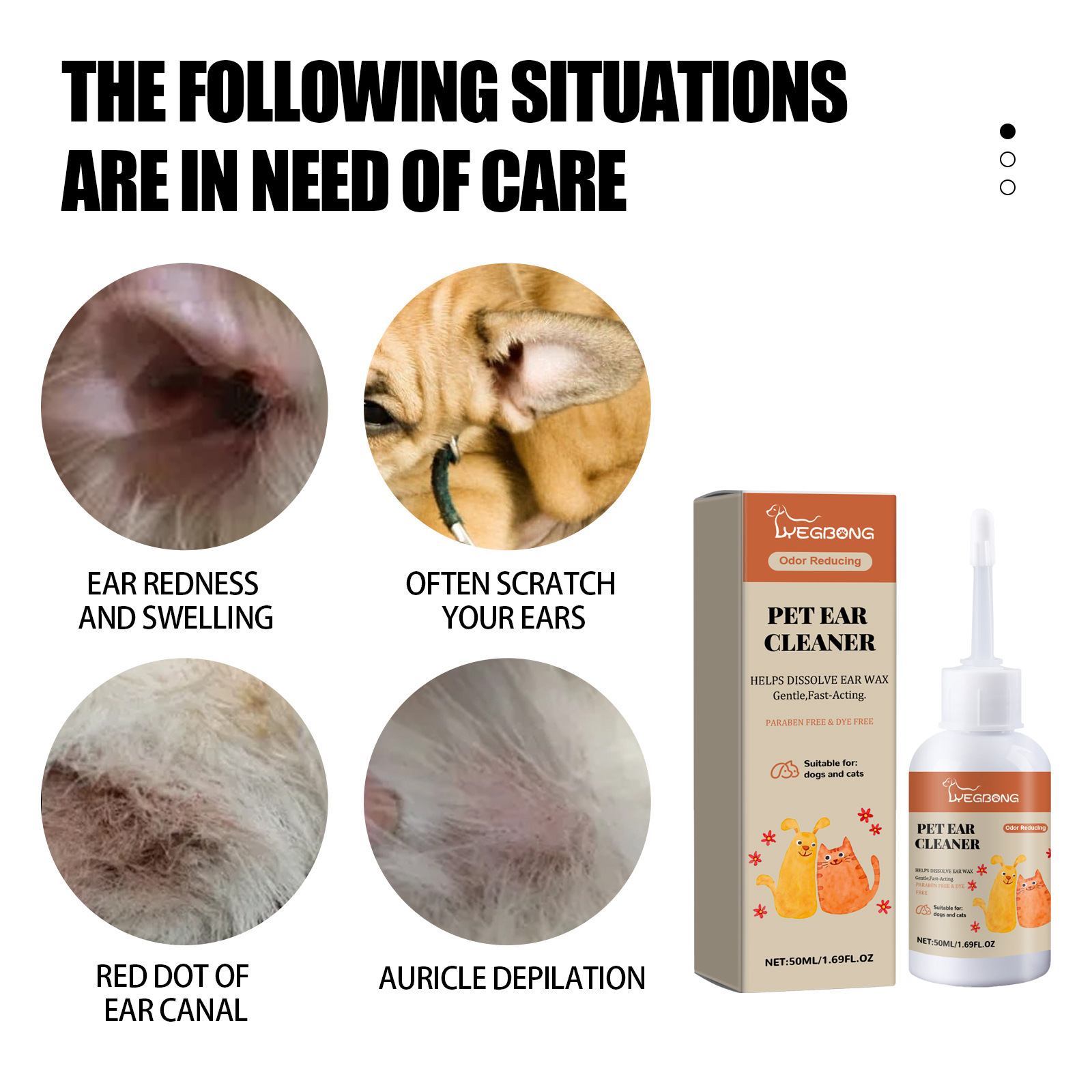 Detergente per le orecchie del - Dog Ear Cleaner Solution Drops Wash recensione e prezzo