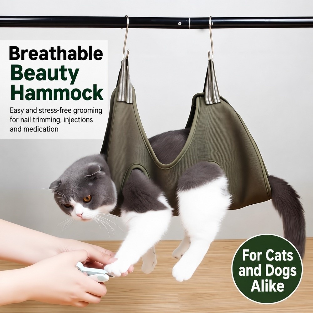 Amaca in nylon per toelettatur - Pet Grooming Hammock Sling Restraint recensione e prezzo