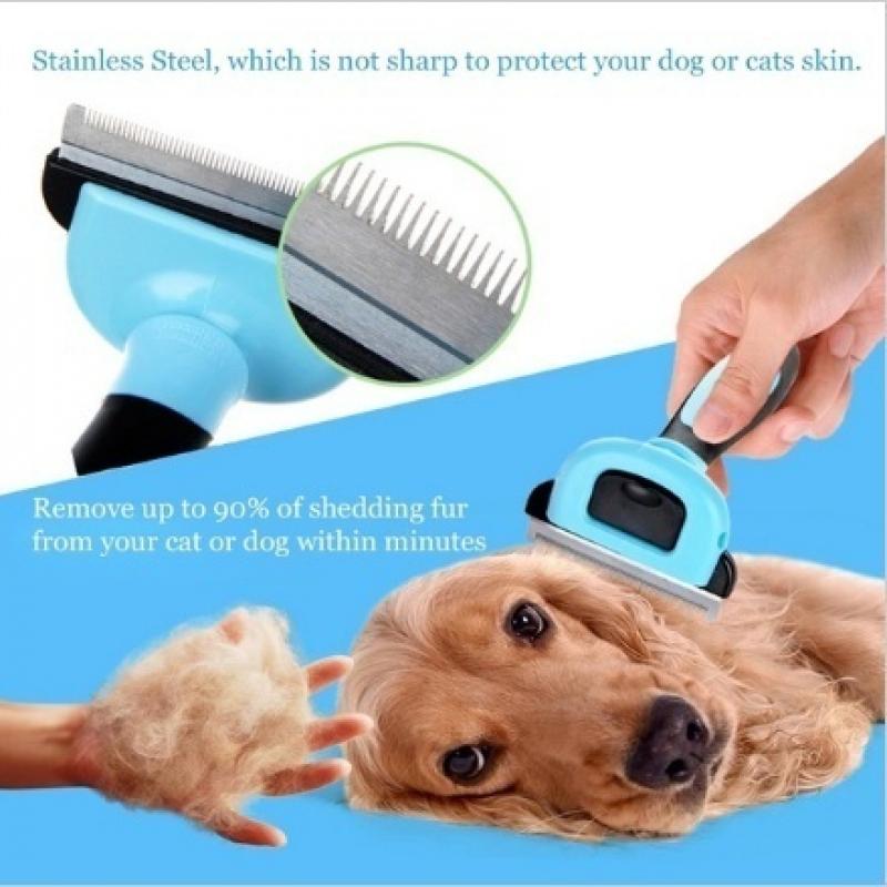 Spazzola per toelettatura anim - Undercoat Rake Dematting Tool Dog Shedding recensione e prezzo
