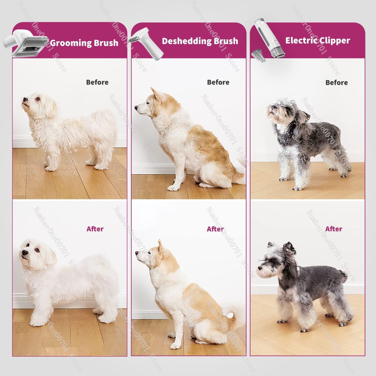 Kit Aspirapolvere 5-in-1 per T - Pet Grooming Vacuum Suction Kit 5 In 1 recensione e prezzo