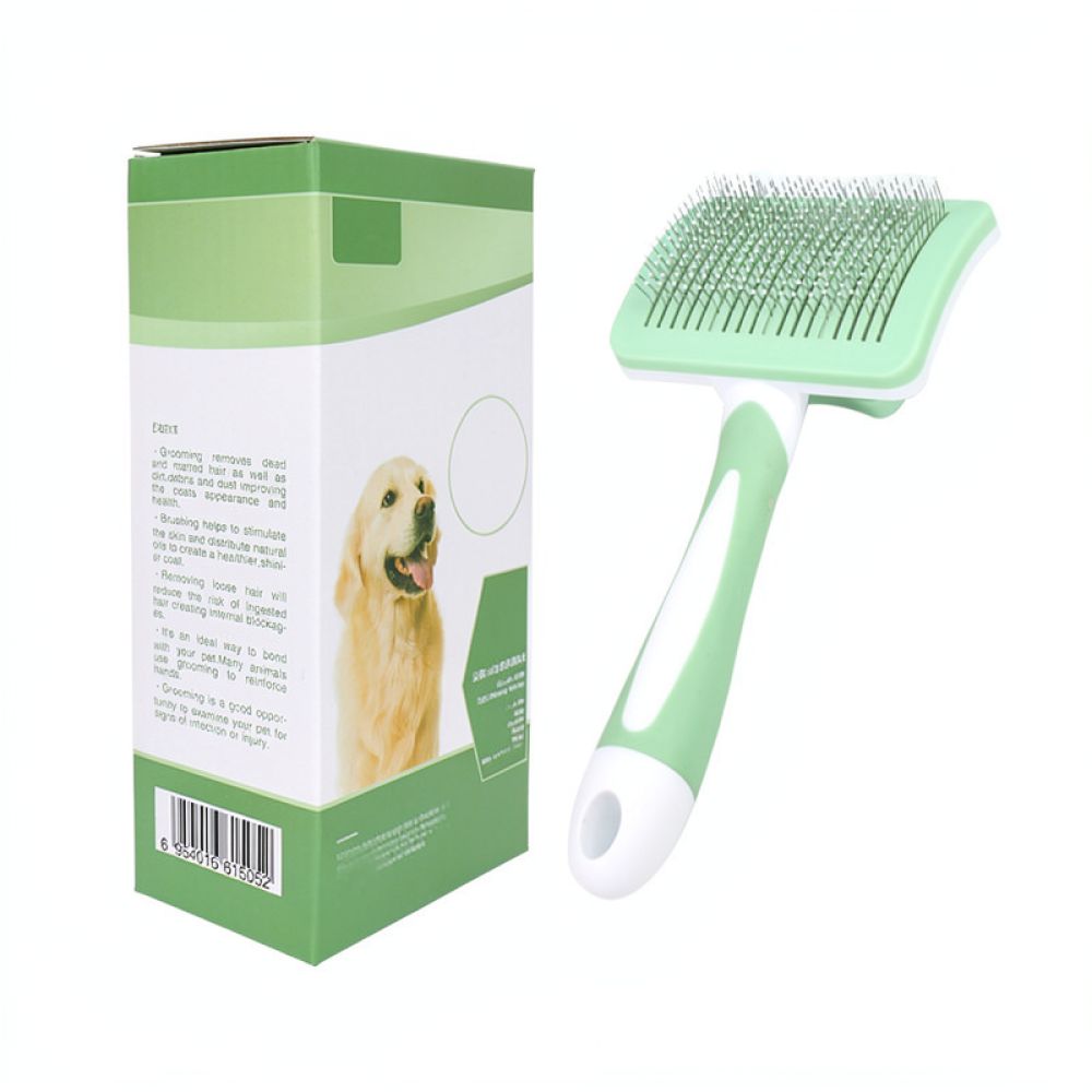 Spazzola per la toelettatura d - Slicker Brush Self Cleaning Pet Grooming recensione e prezzo