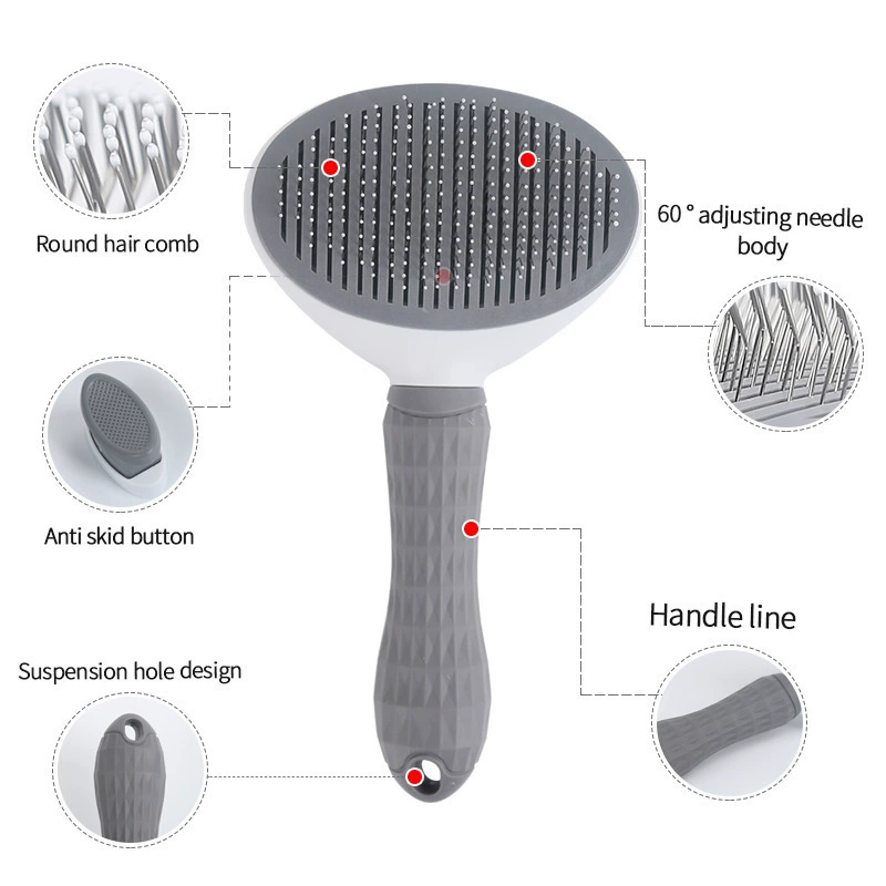 Spazzola autopulente a un puls - Slicker Brush Self Cleaning Pet Grooming recensione e prezzo