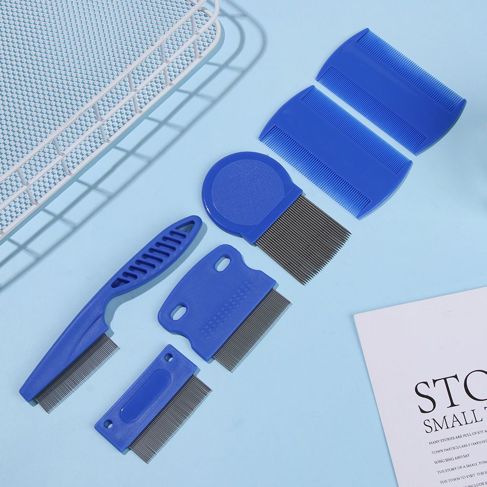 Set da 6 pezzi in acciaio inos - Flea Comb Fine Tooth Pet Tear Stain recensione e prezzo