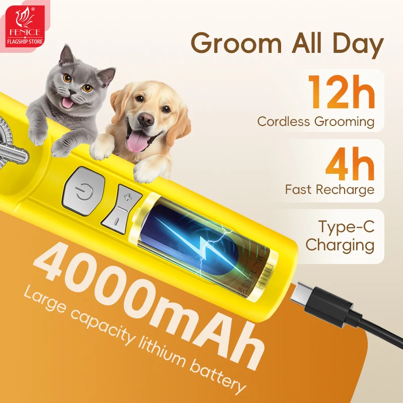 Tosatrice per Animali Domestic - Cordless Dog Clippers Low Noise Grooming recensione e prezzo