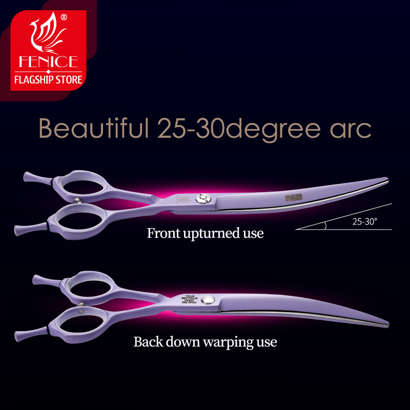 Fenice Professional 6.5/7 poll - Professional Pet Grooming Scissors Curved recensione e prezzo
