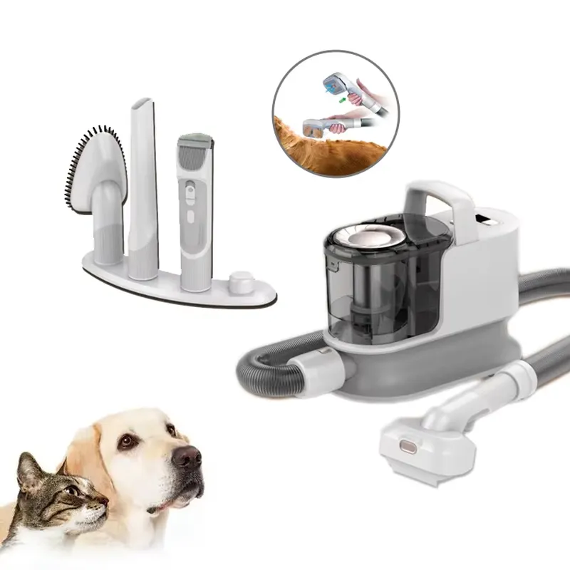 Kit per la toelettatura di can - Pet Grooming Vacuum Suction Kit 5 In 1 recensione e prezzo