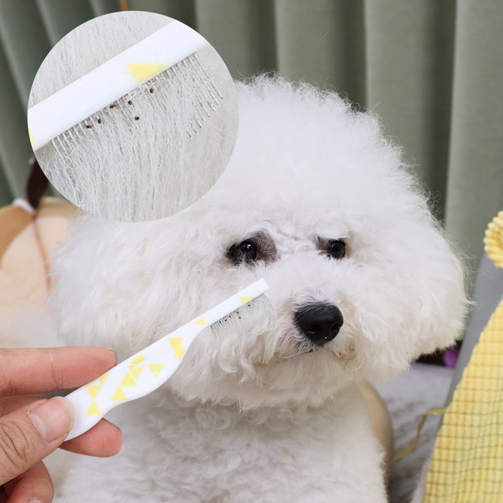 Pettine a forma di gatto, mini - Flea Comb Fine Tooth Pet Tear Stain recensione e prezzo