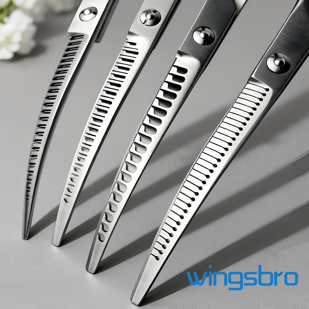 Forbici curve Wingsbro da 8 po - Professional Pet Grooming Scissors Curved recensione e prezzo